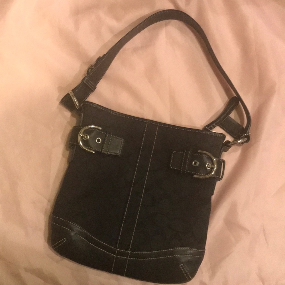 A Coach purse.